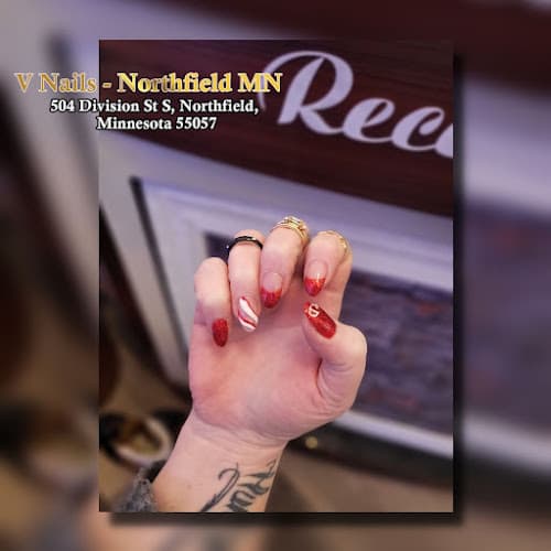 V Nails Northfield Mn interior view