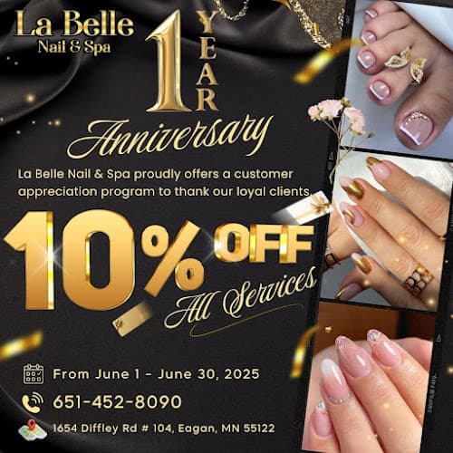 La Belle Nail And Spa interior view